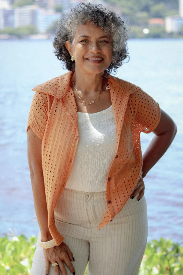 Camisa Fiore Coral - Image 3